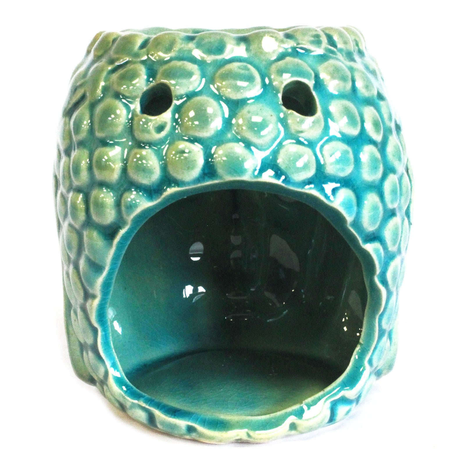 -1-Buddha Oil Burner - Blue-1