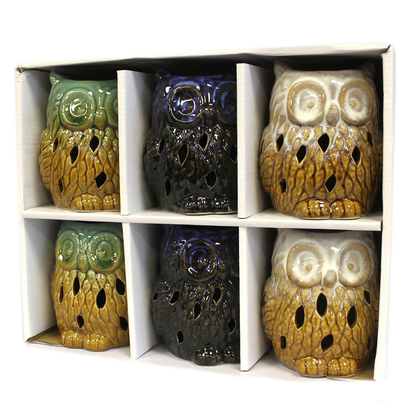 -2-Classic Rustic Oil Burner - Owl (assorted)-2