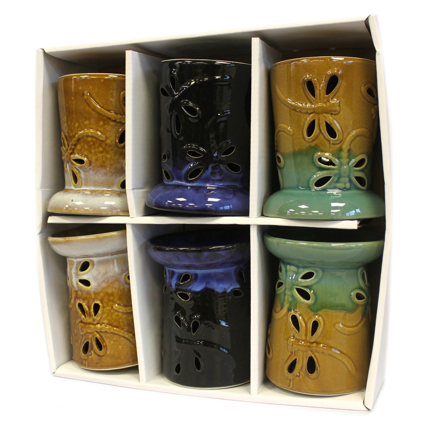 -1-Classic Rustic Oil Burner - Dragonfly (assorted)-1