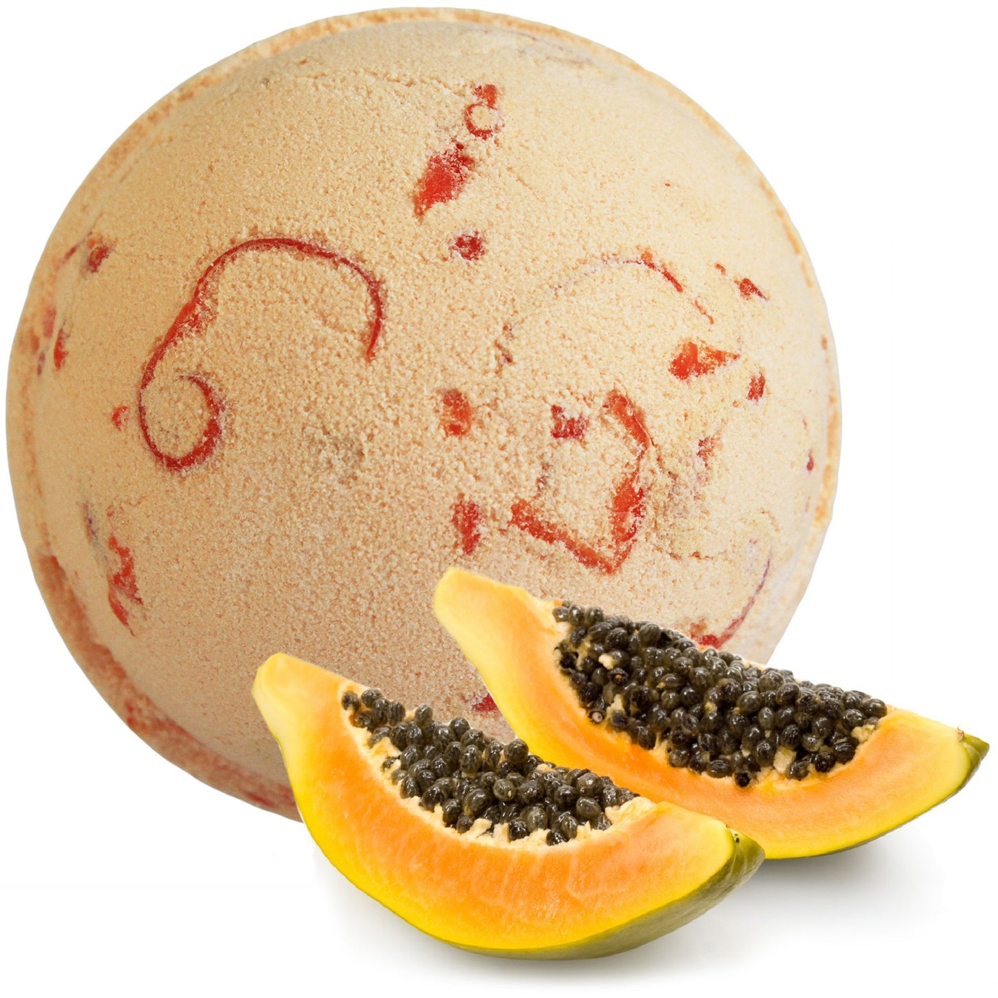 --Tropical Paradise Coco Bath Bomb - Papaya-