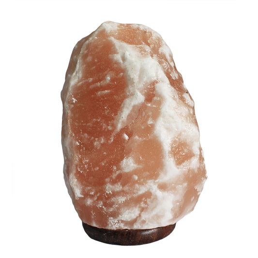 --Quality Natural Salt Lamp - & Base apx 8-10kg-