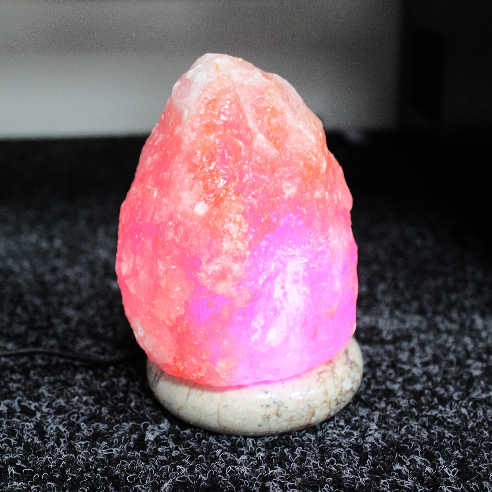 -2-Quality USB Natural Salt Lamp - 11.5 cm Random Colours-2