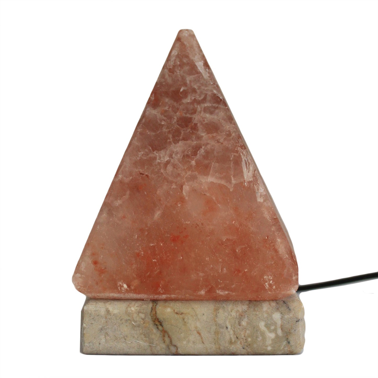 --Quality USB Pyramid Salt Lamp - 9 cm (single)-