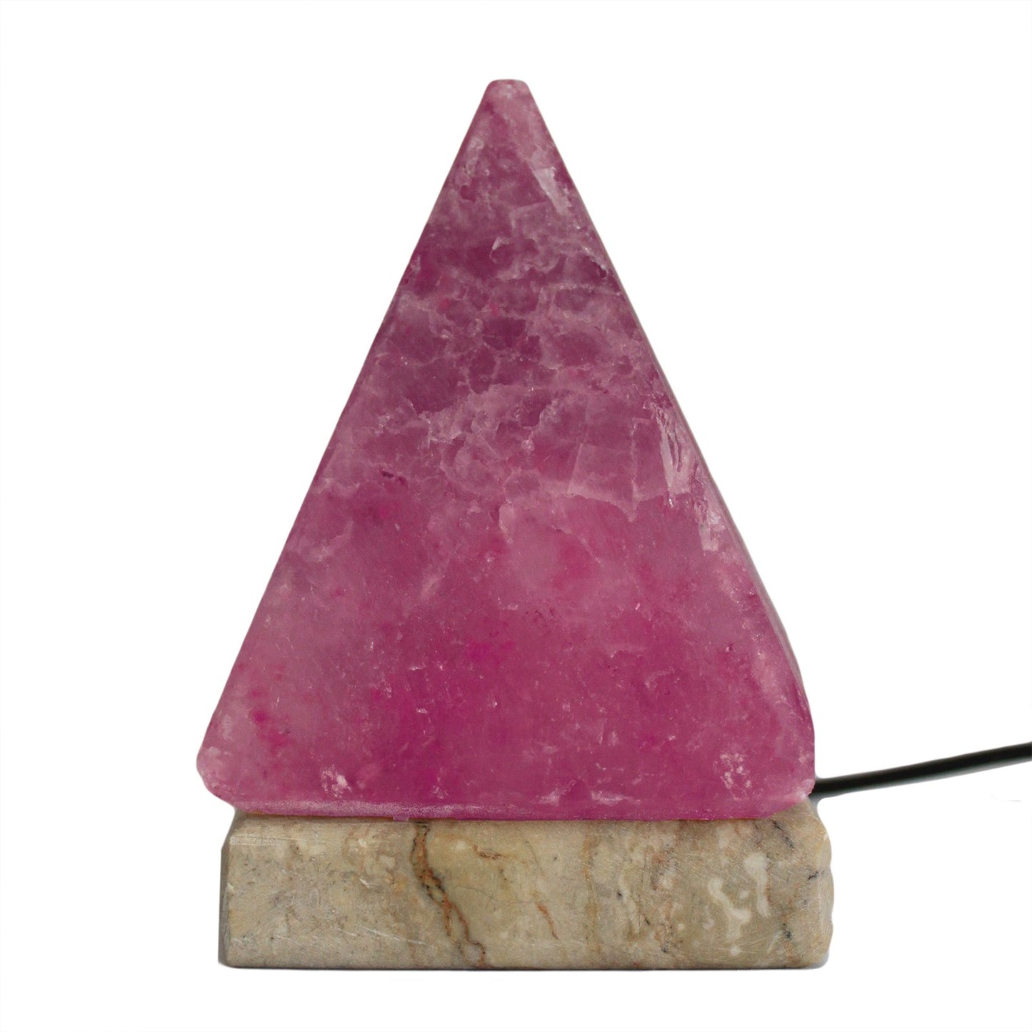 -1-Quality USB Pyramid Salt Lamp - 9 cm (multi)-1