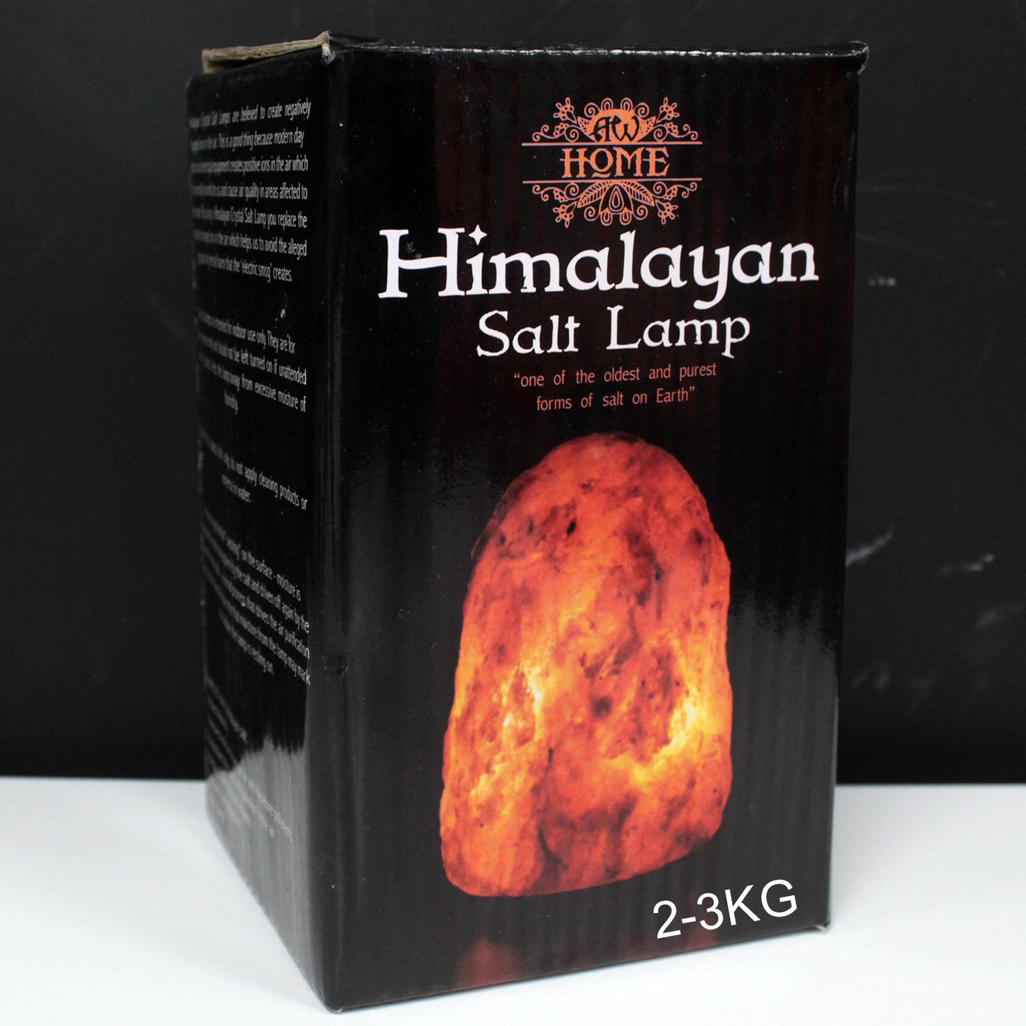 -2-Quality Natural Salt Lamp - & Base apx 2-3kg-2