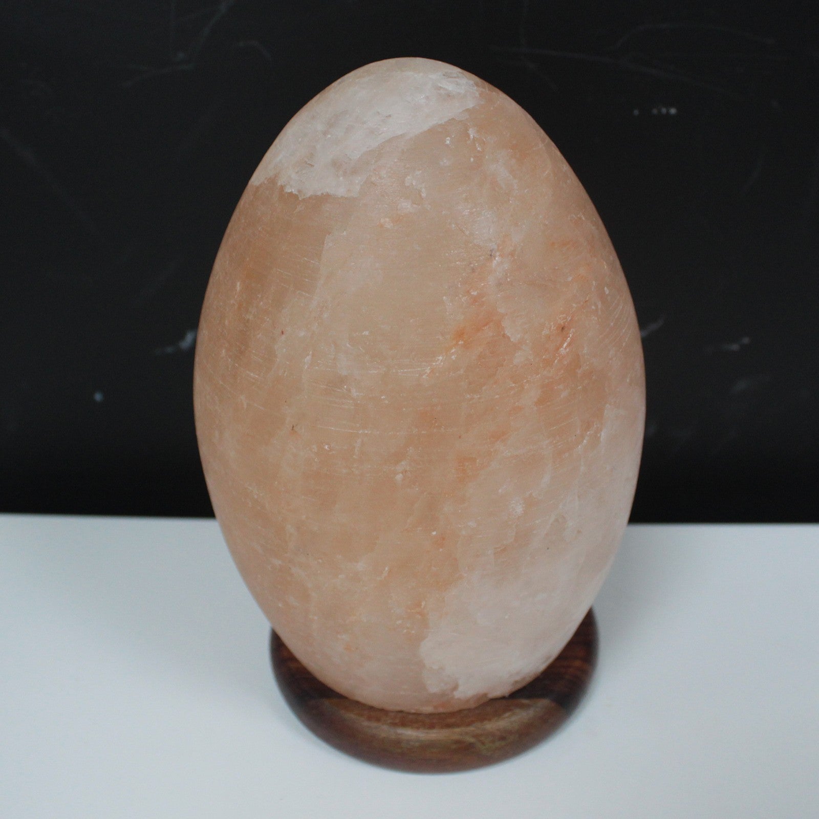 -3-Salt Lamp Egg - Wooden Base-3