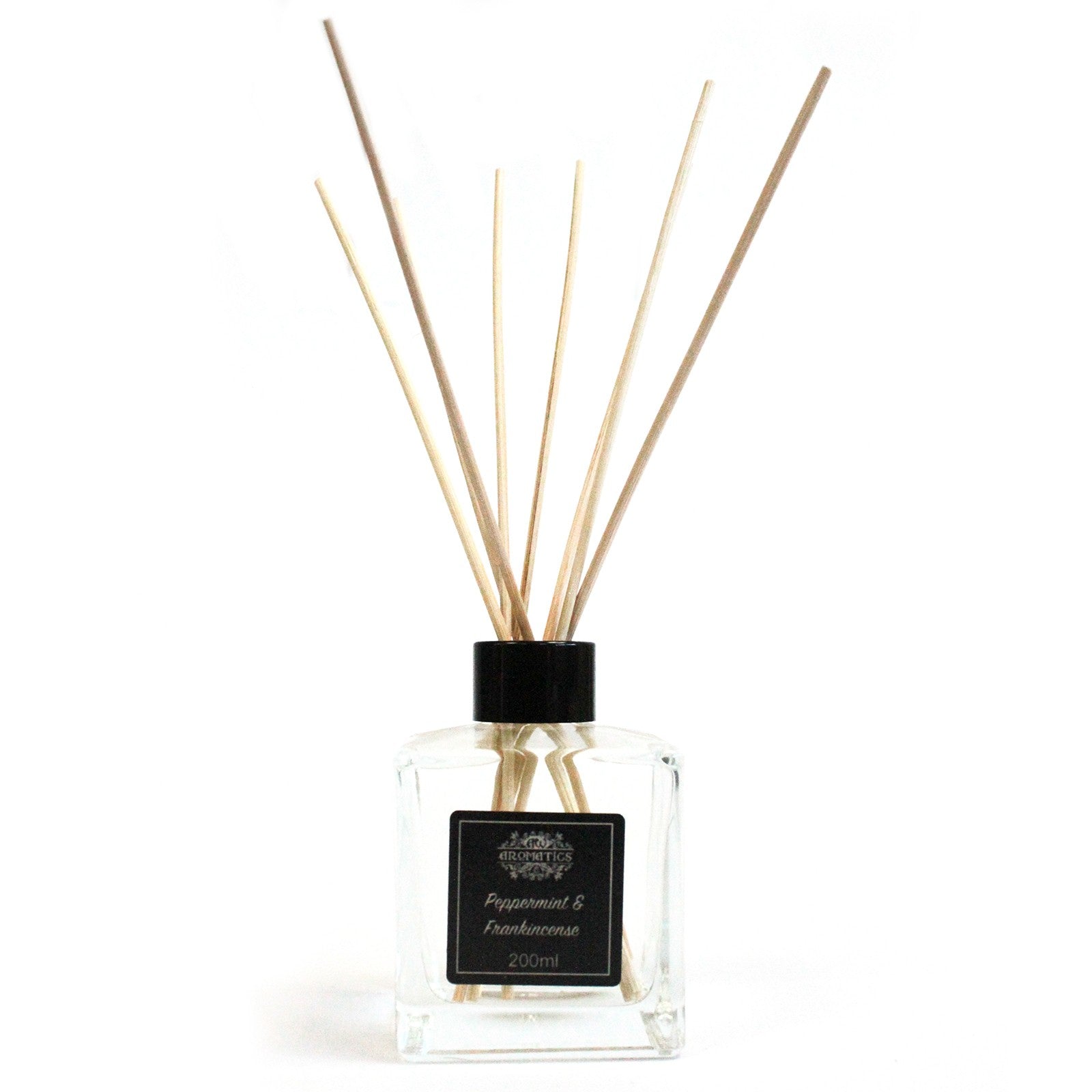 -1-200ml Peppermint & Frankincense Essential Oil Reed Diffuser-1