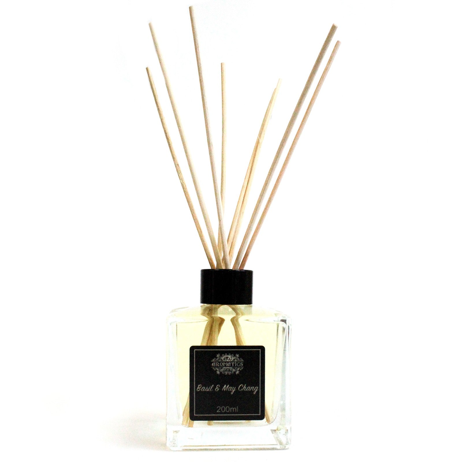 -1-200ml Basil & Maychang Essential Oil Reed Diffuser-1