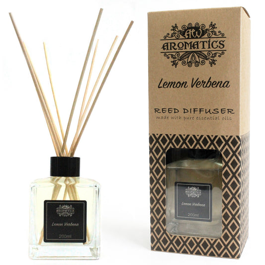 --200ml Lemon Verbena Essential Oil Reed Diffuser-