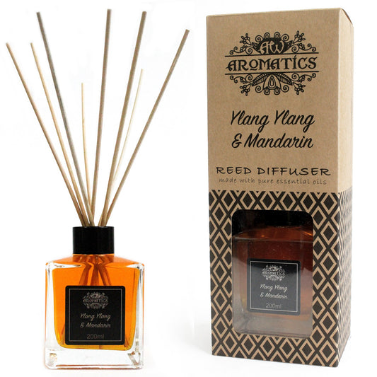 --200ml Ylang Ylang & Mandarin Essential Oil Reed Diffuser-