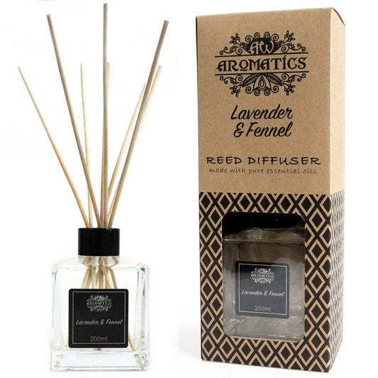 --200ml Lavender & Fennel Essential Oil Reed Diffuser-