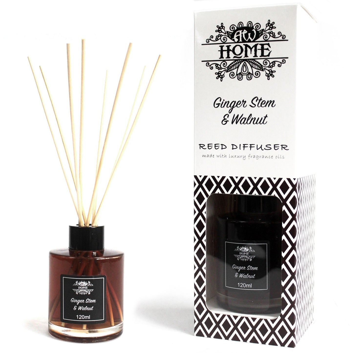 --120ml Reed Diffuser - Ginger Stem & Walnut-