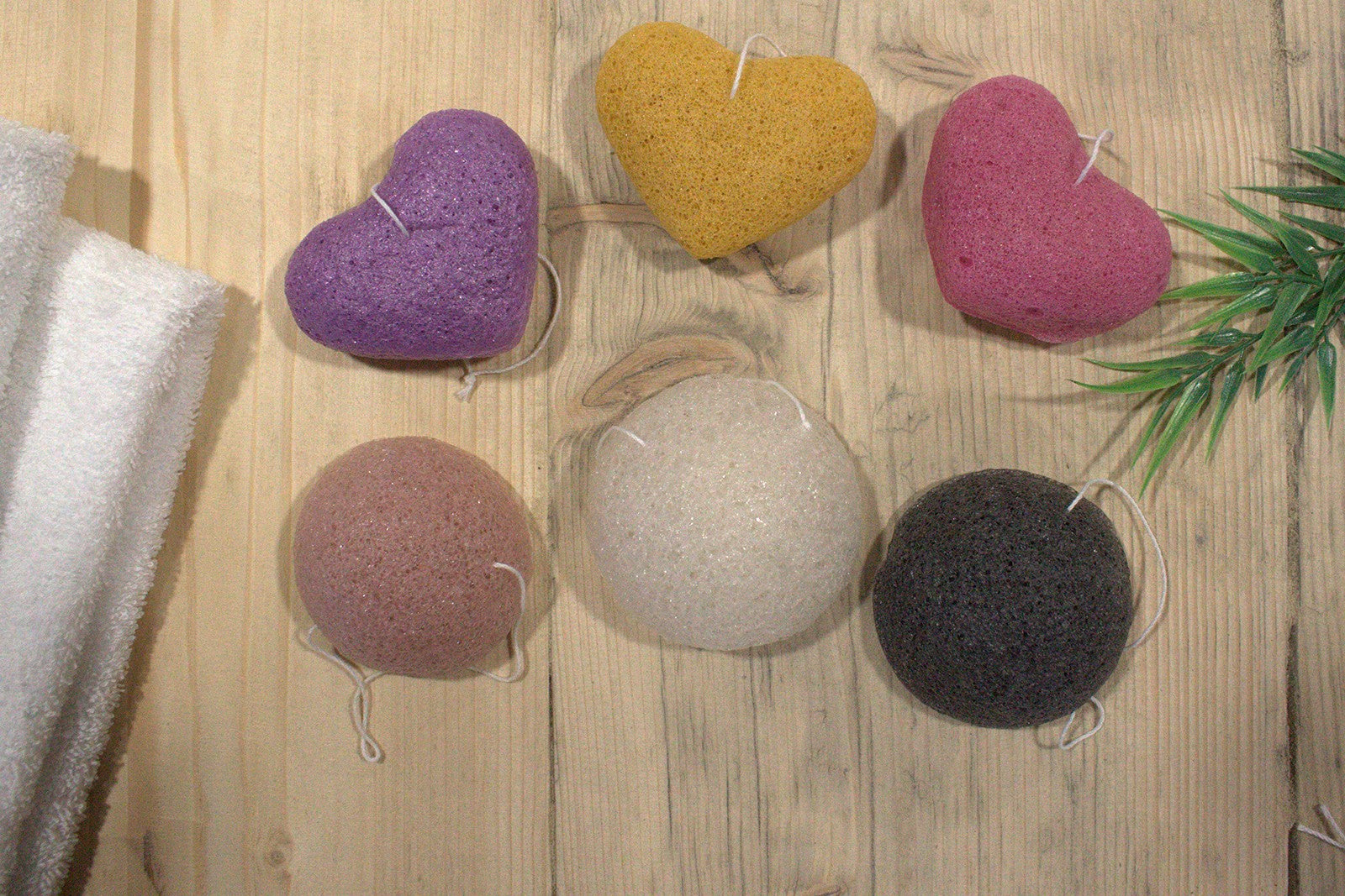 -3-Konjac Heart Sponge - Lavender-3