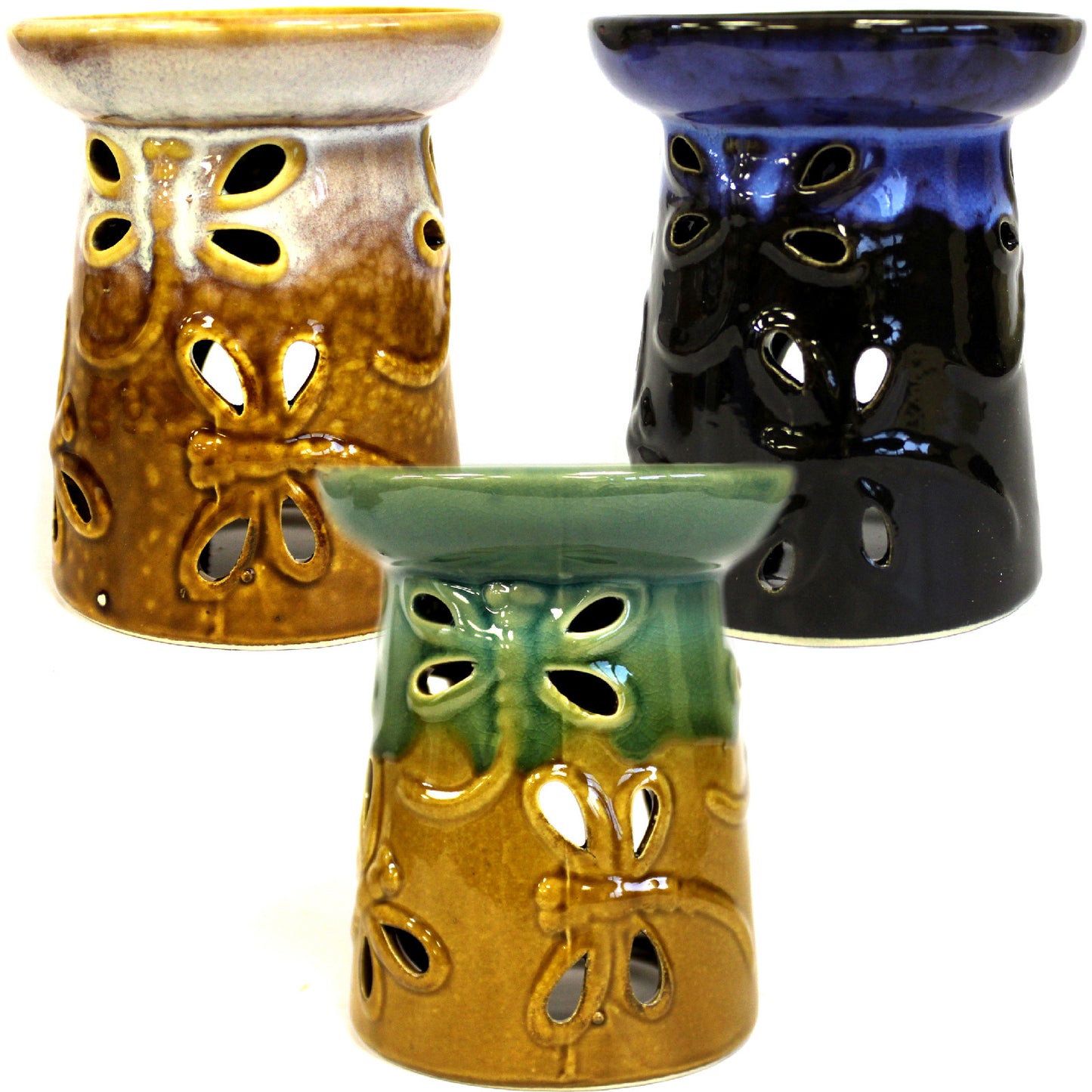 --Classic Rustic Oil Burner - Dragonfly (assorted)-