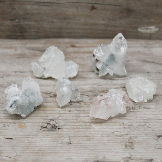 --White Appophyllite Clusters 20-30mm-