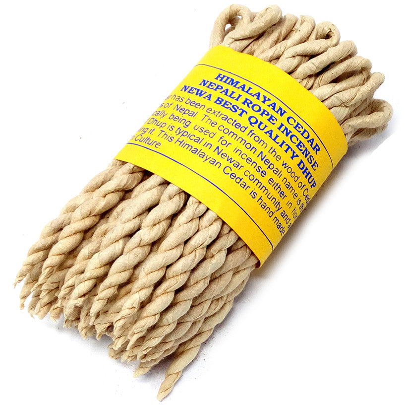 --Pure Herbs Cedar Rope Incense-