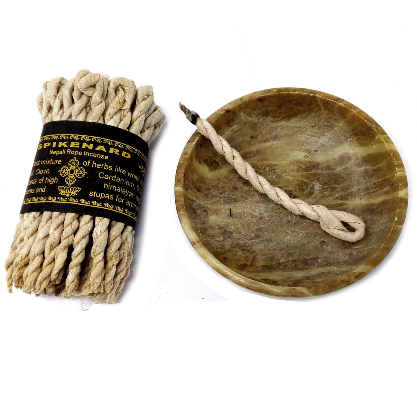 -2-Pure Herbs Spikenard Rope Incense-2