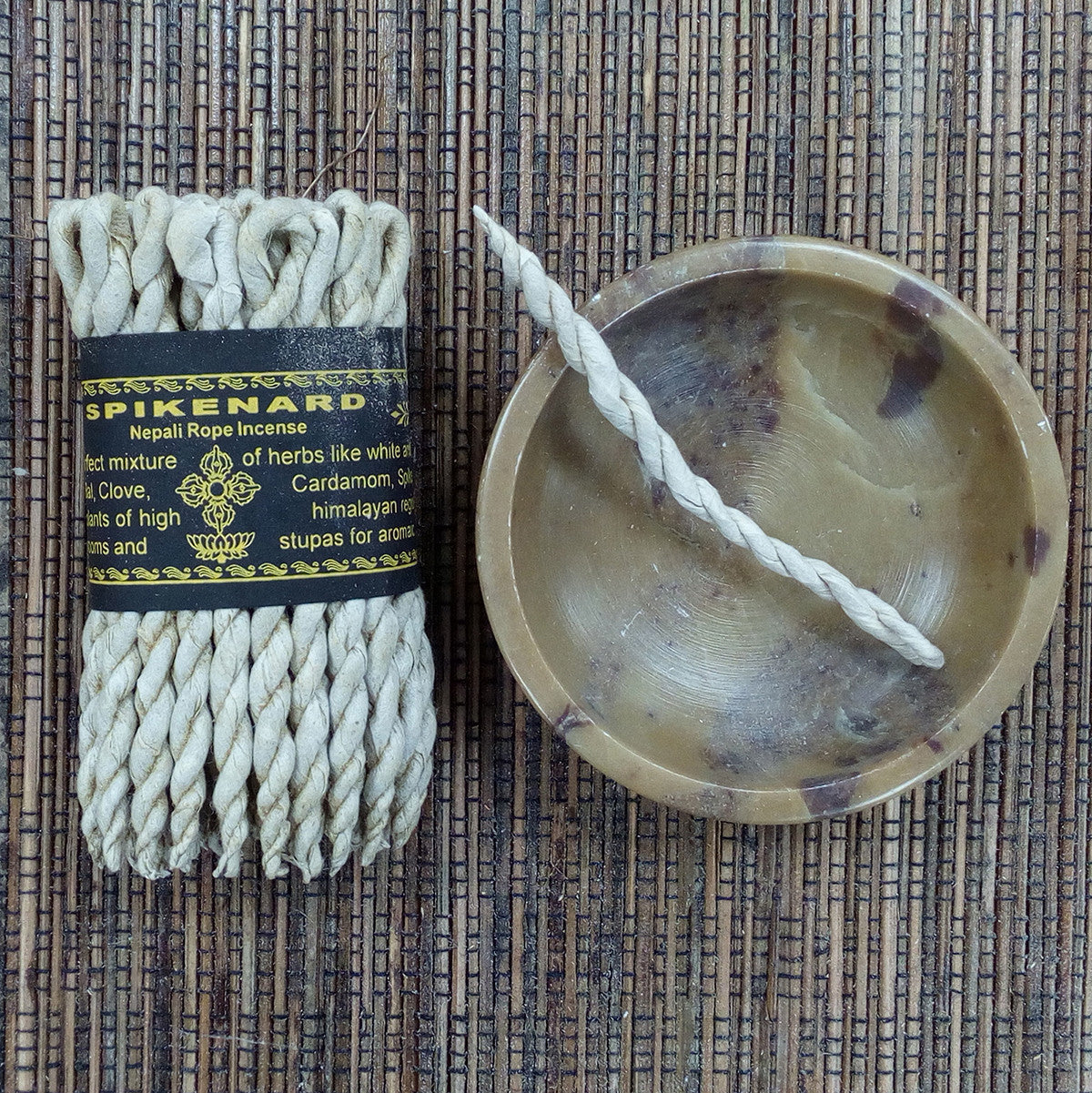 -3-Pure Herbs Spikenard Rope Incense-3