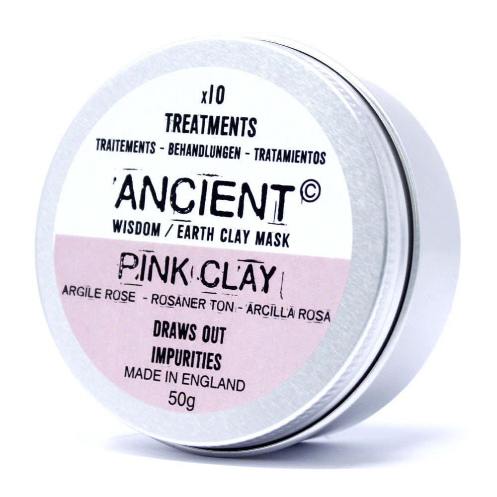 --Pink Clay Face Mask 50g-