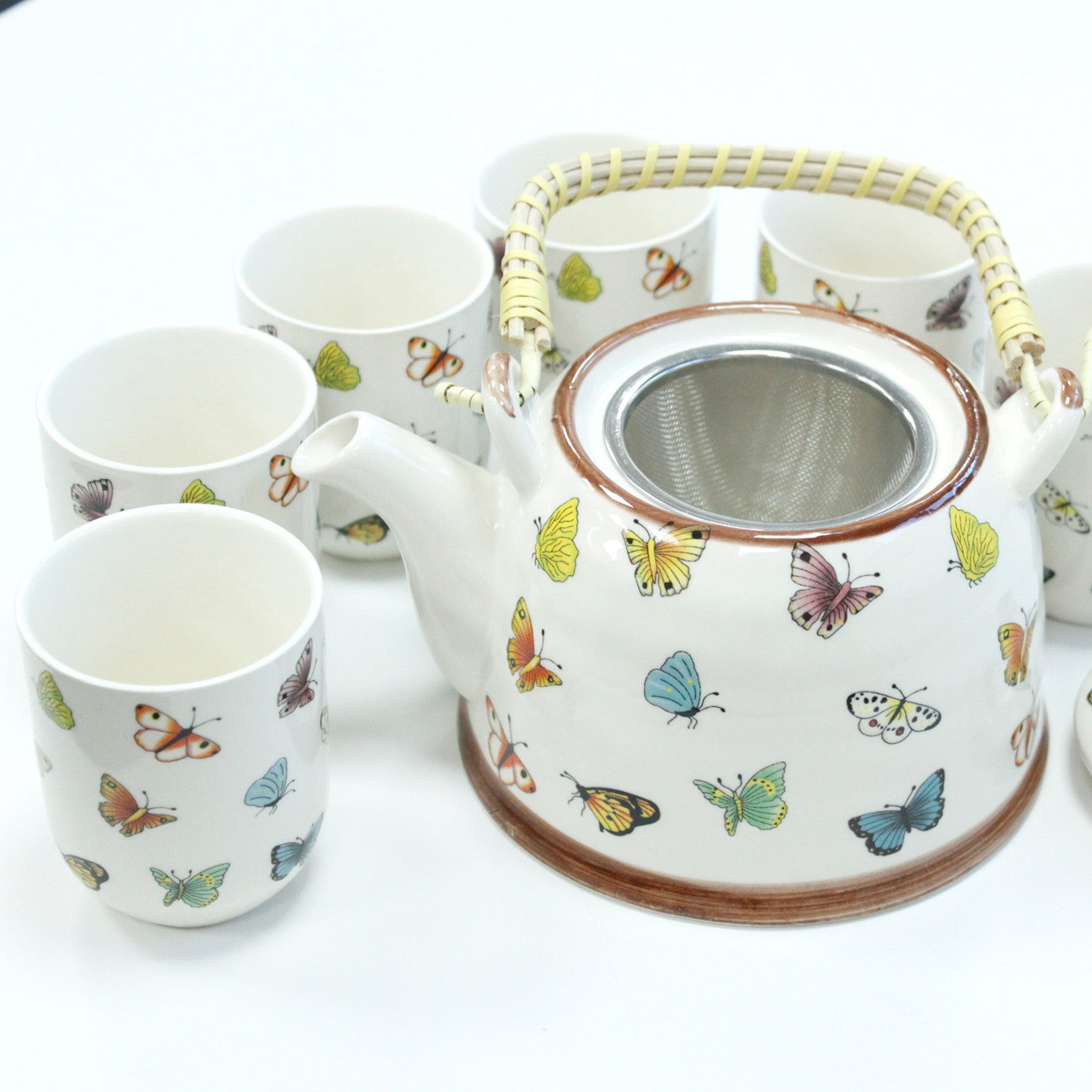 --Herbal Teapot Set - Butterflies-