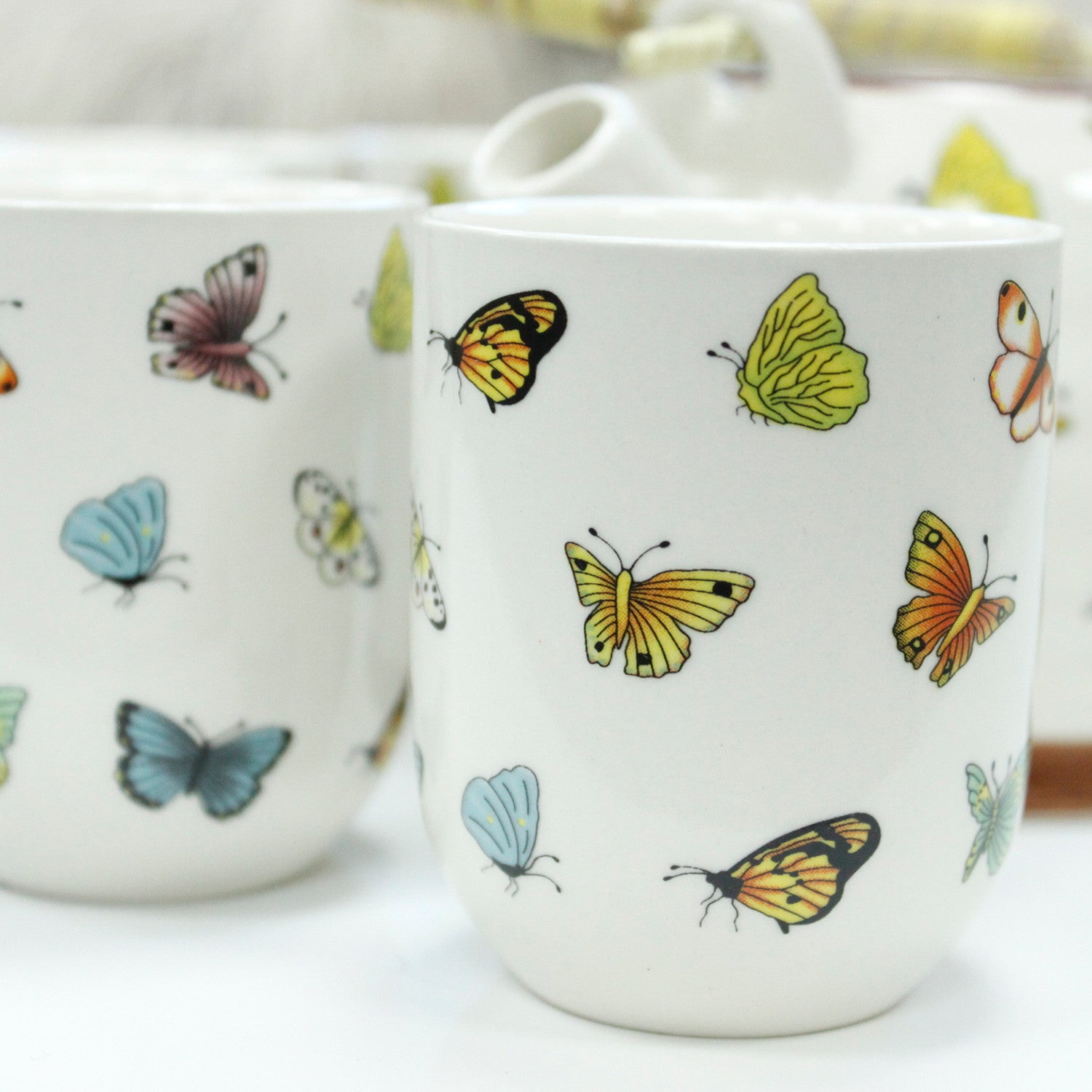 -2-Herbal Teapot Set - Butterflies-2