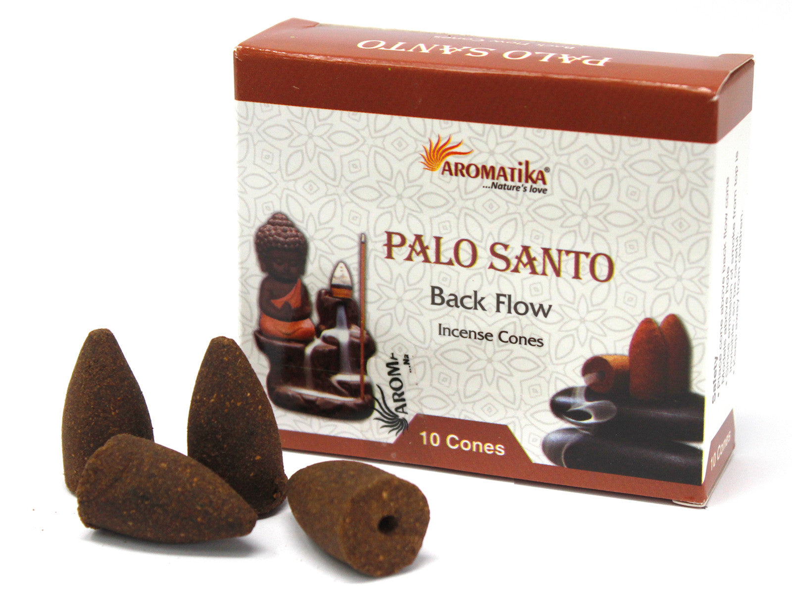 -2-Aromatica Backflow Incense Cones - Palo Santo-2