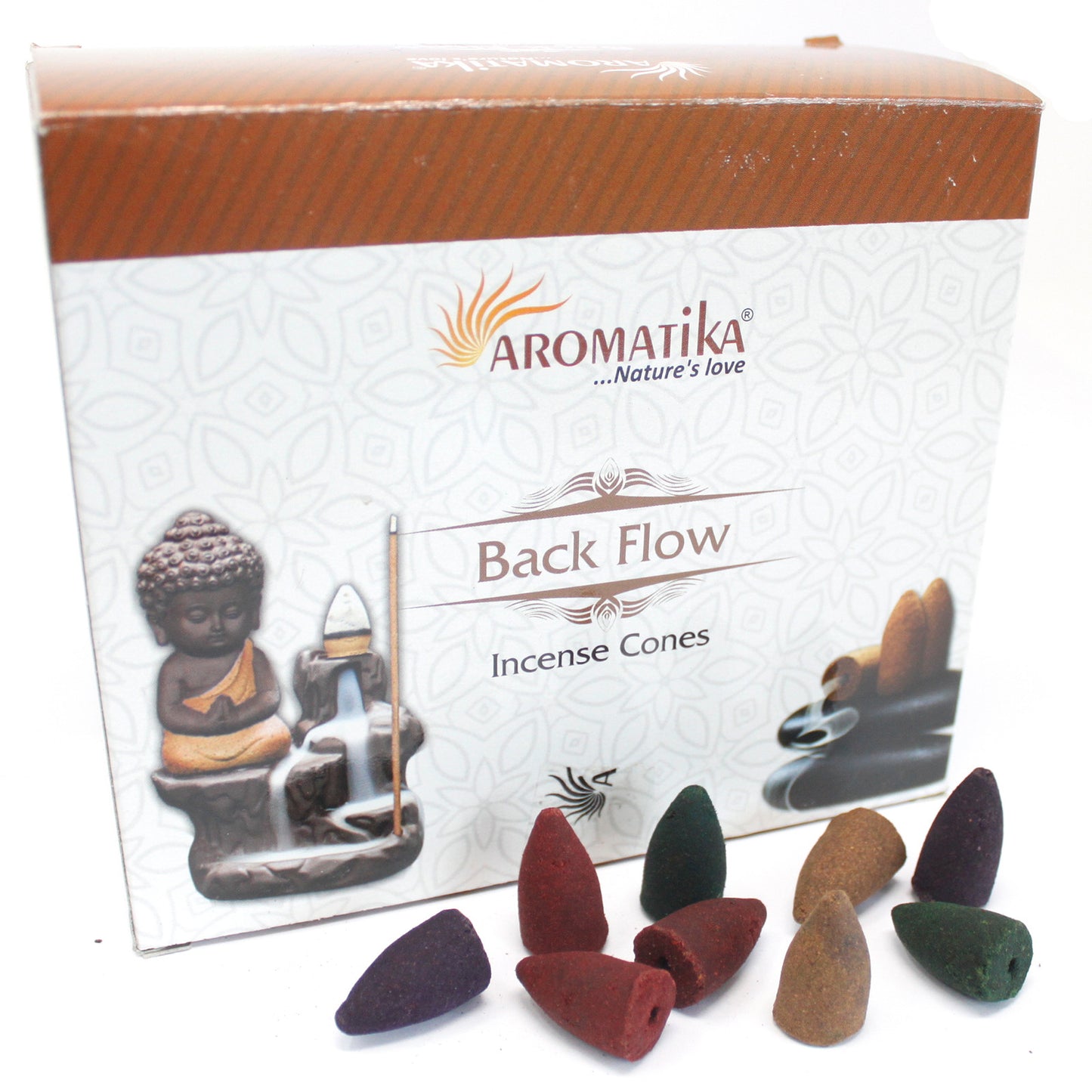 -2-Aromatica Backflow Incense Cones - 7 Charkras-2