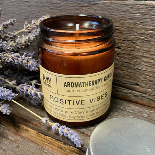 --Aromatherapy Candle - Positive Vibes-