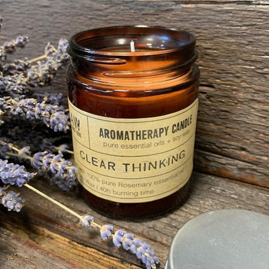 --Aromatherapy Candle - Clear Thinking-