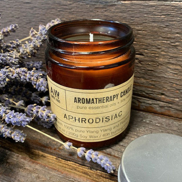 --Aromatherapy Candle - Aphrodisiac-