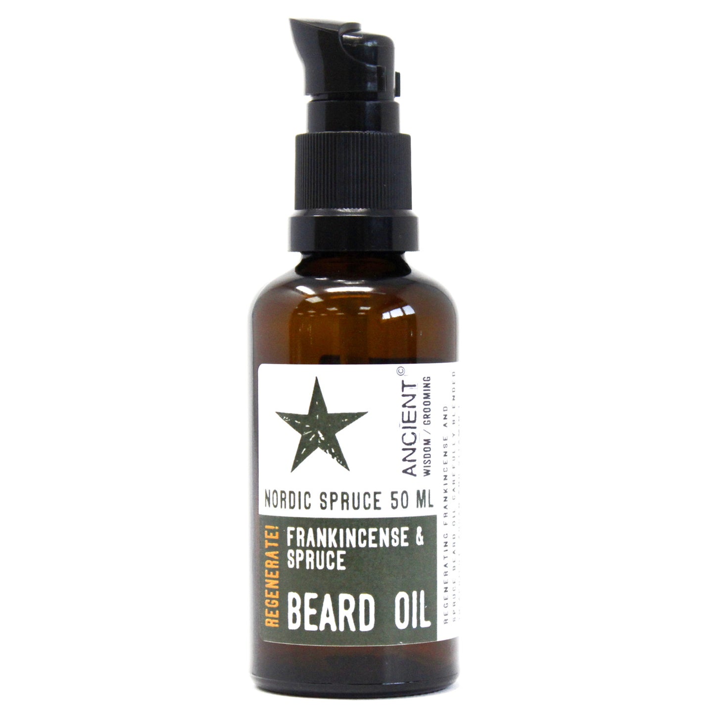 --50ml Beard Oil - Nordic Spruce - Regenerate!-