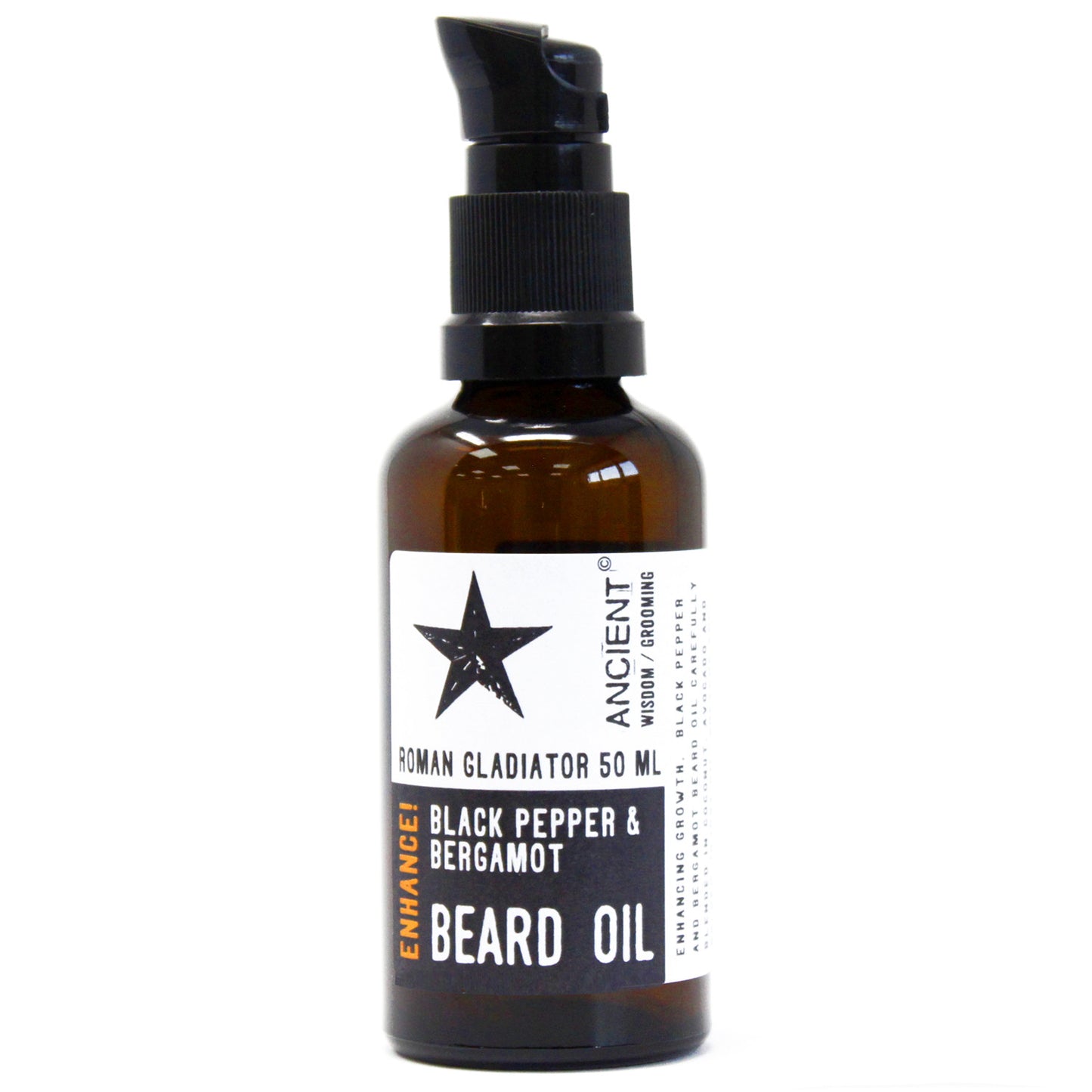 --50ml Beard Oil - Roman Gladiator - Enhance!-