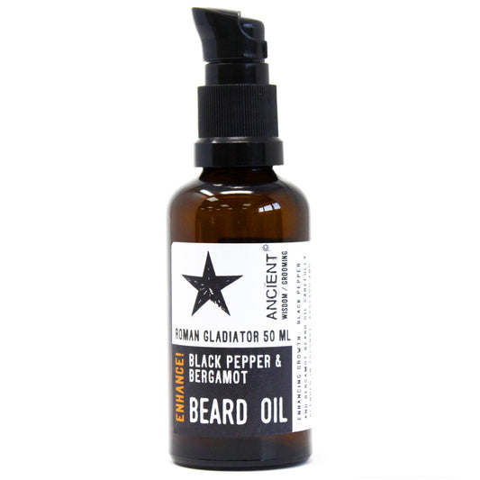 --50ml Beard Oil - Roman Gladiator - Enhance!-