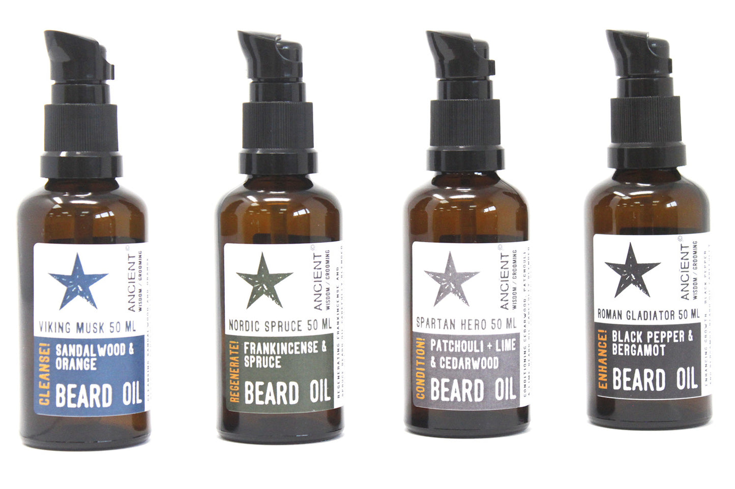 -2-50ml Beard Oil - Viking Musk - Cleanse!-2