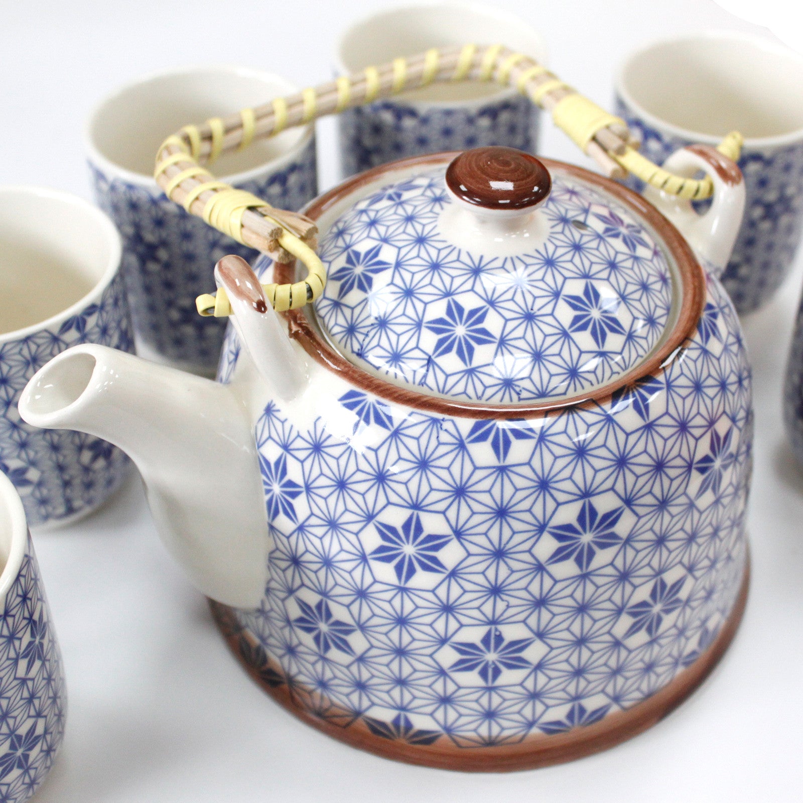 -1-Herbal Teapot Set - Blue Star-1