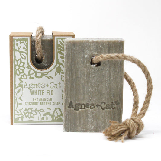 --Soap On A Rope - White Fig-