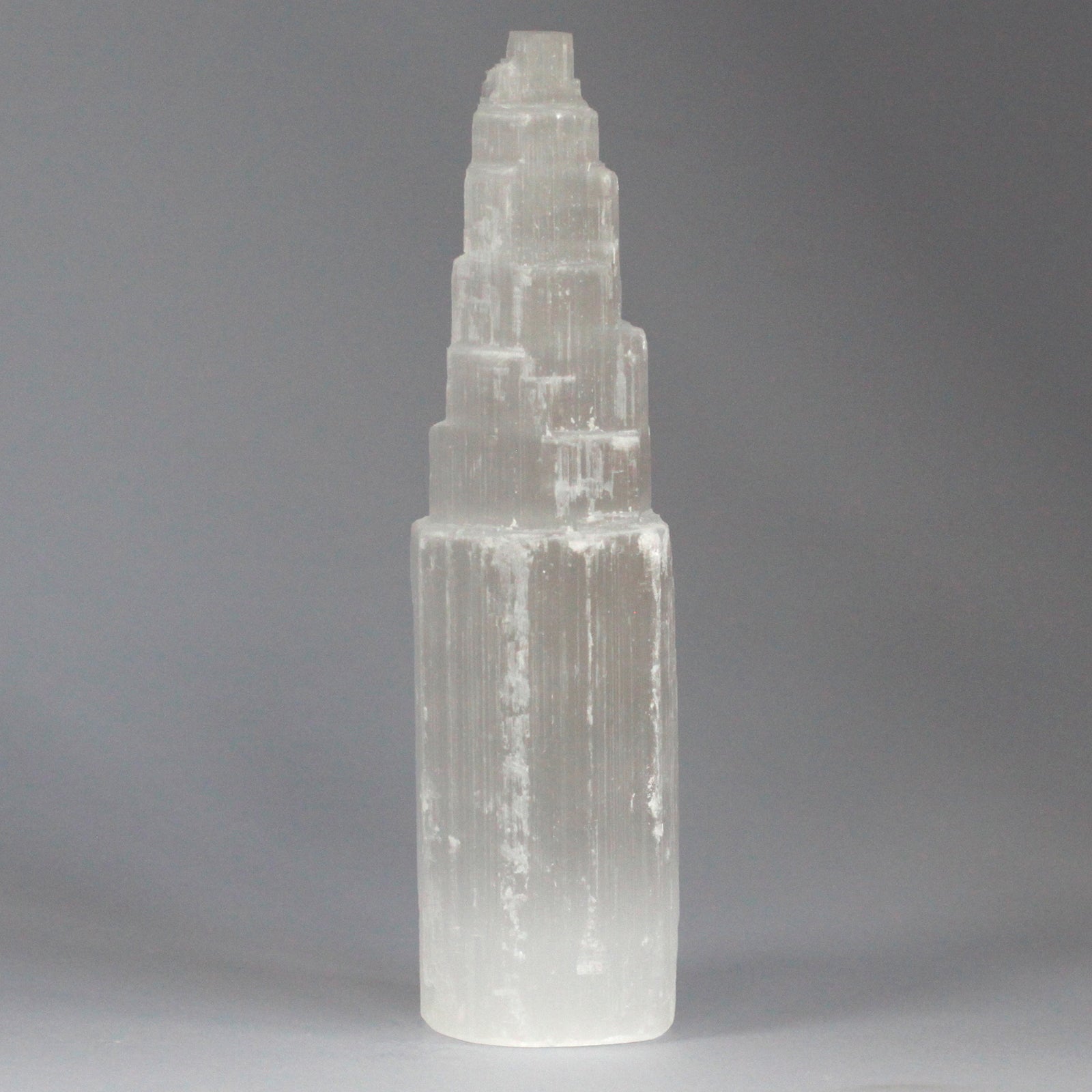 -1-Natural Selenite Tower - 20 cm-1