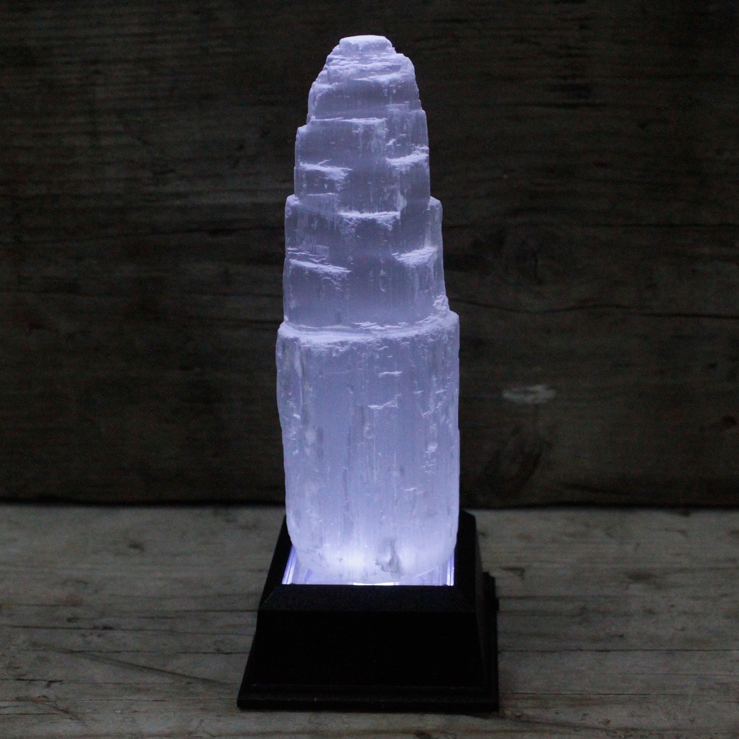 -1-Natiural Selenite Tower - 15 cm-1