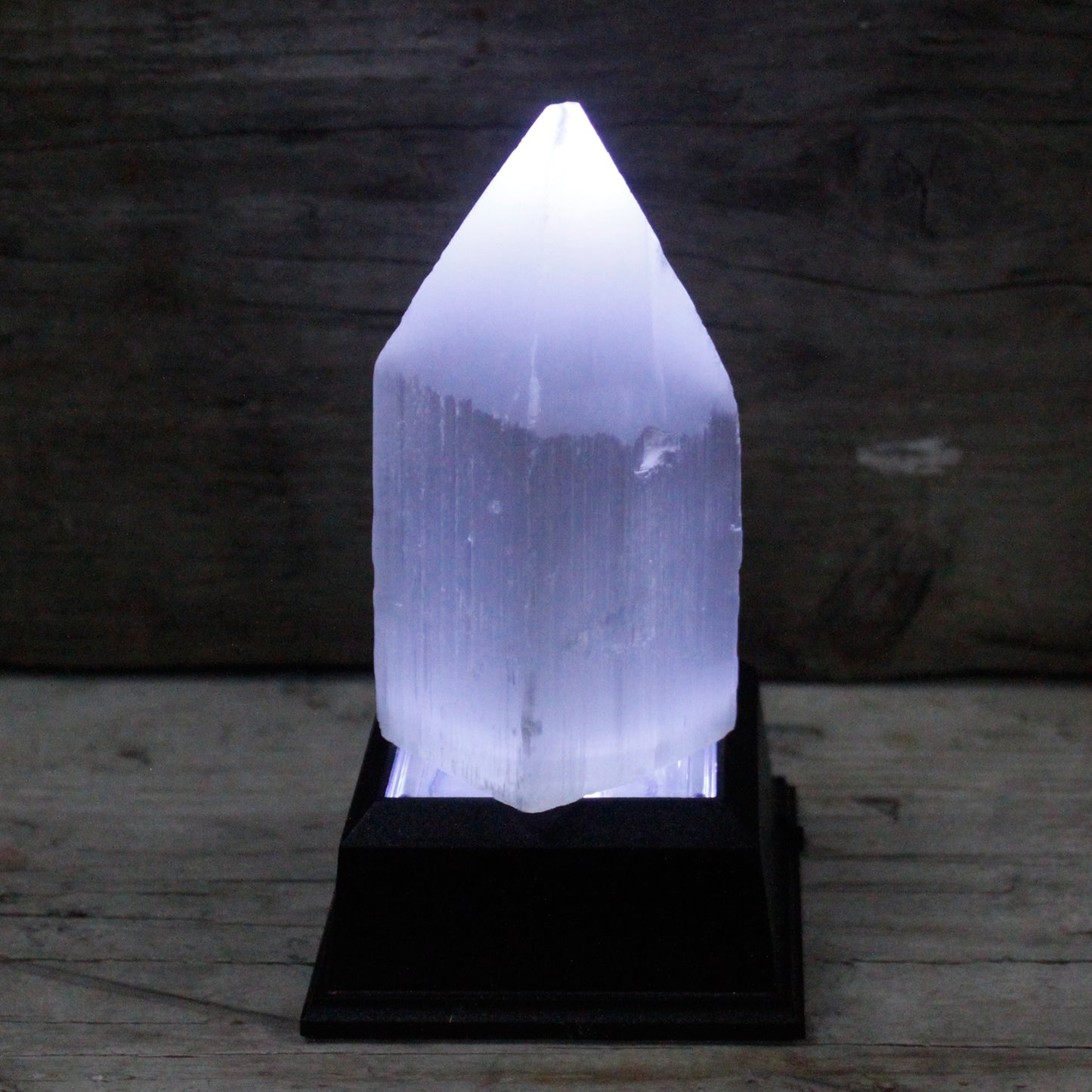 -2-Selenite Pencil Point Tower - 10 cm-2