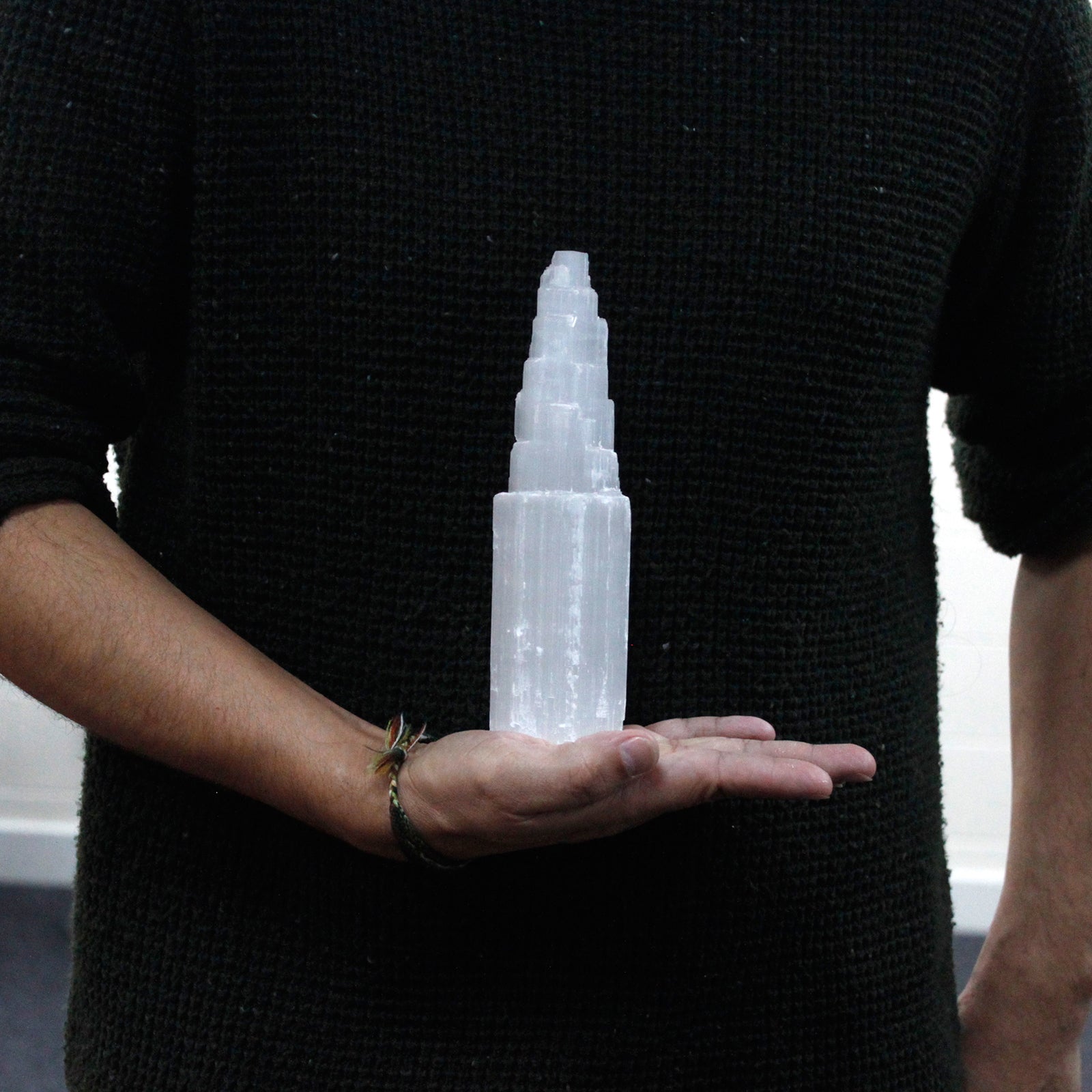 -3-Natural Selenite Tower - 20 cm-3