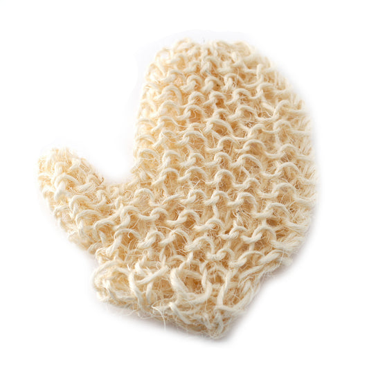 --Sisal Sponge and Scrub - Exfoliating Glove-