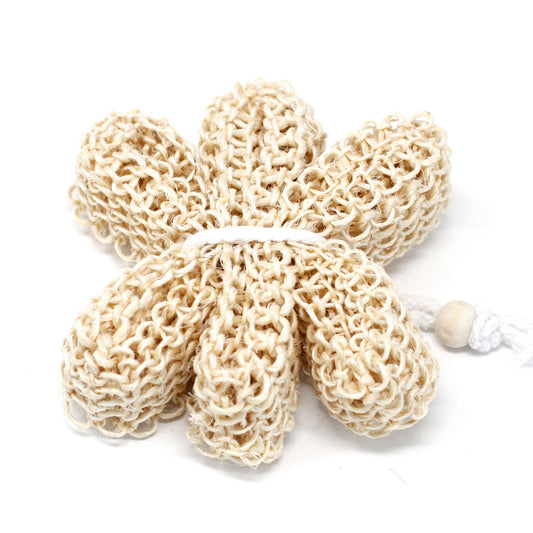 --Sisal Sponge and Scrub - Exfoliating Star-