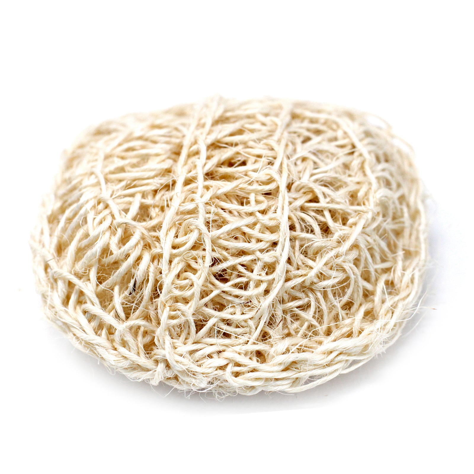 -1-Sisal Sponge and Scrub - Soft Round Exfoliating Cushion-1