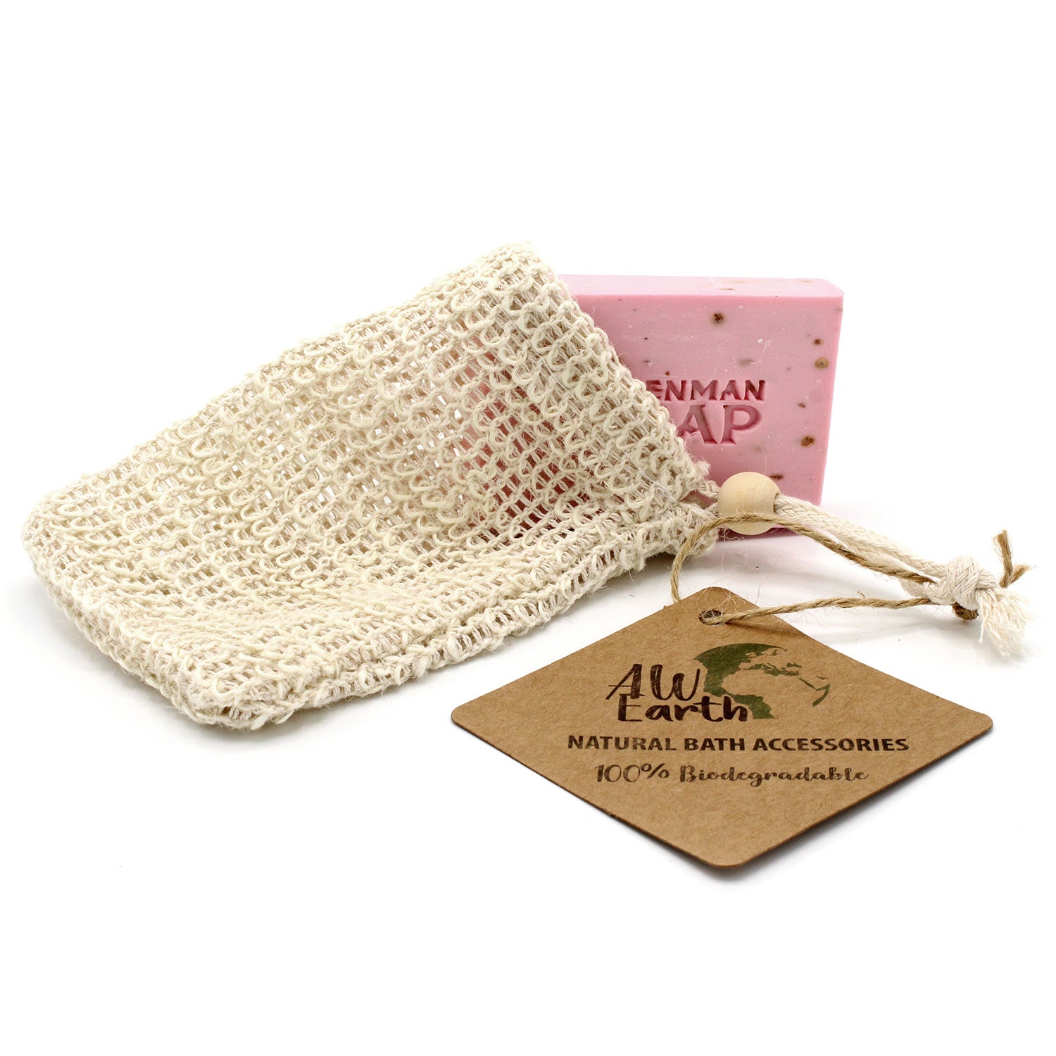 -1-Nature Soap Bag - Washed Jute-1