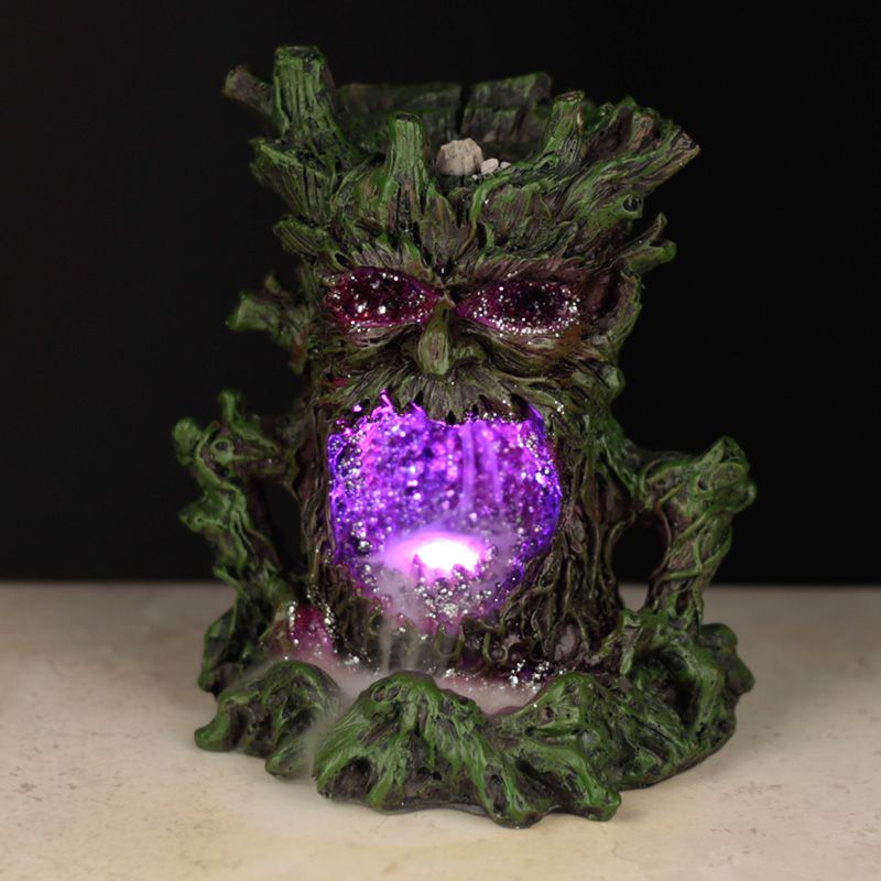 -2-Crystal Green Man LED Backflow Incense Burner-2