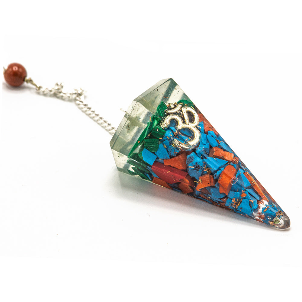 -3-Orgonite Power Chakra Pendulum - Om-3