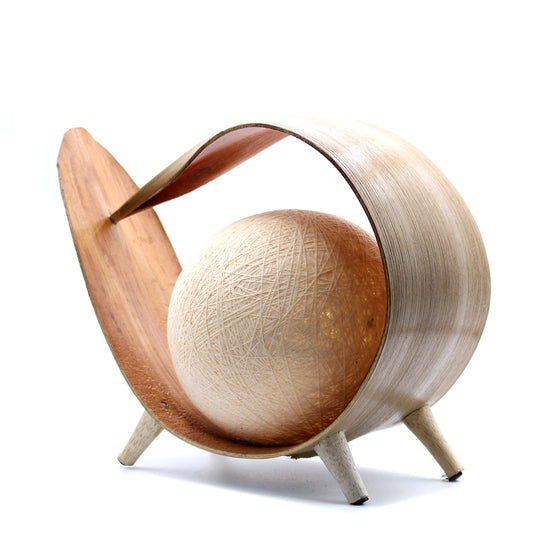 --Natural Coconut Lamp - Natural Loop-