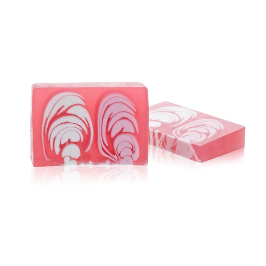 --Handcrafted Soap Slice  100g  - Rose-