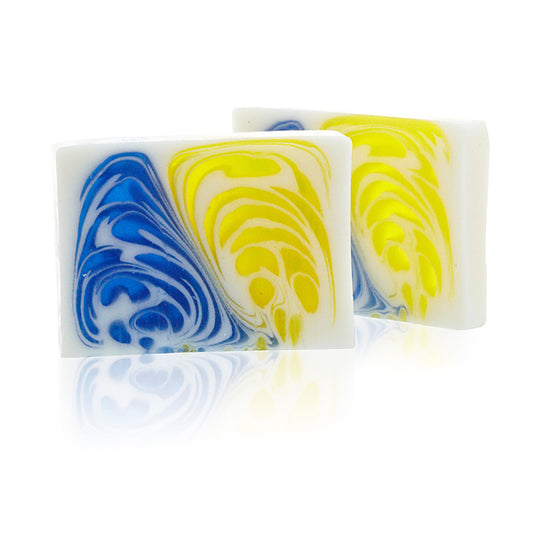 --Handcrafted Soap Slice  100g  - Jasmine & Greentea-