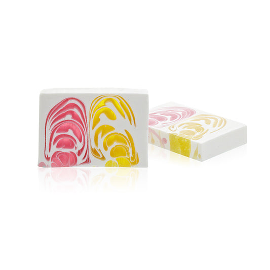 --Handcrafted Soap Slice  100g  - Orchid-